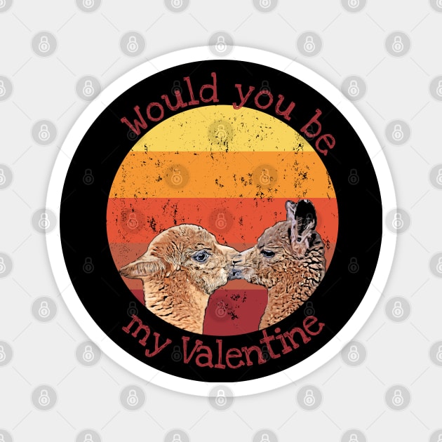 Would You Be My Valentine Magnet by Chiaradesigns21